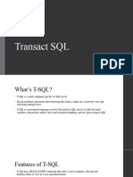 Transact SQL