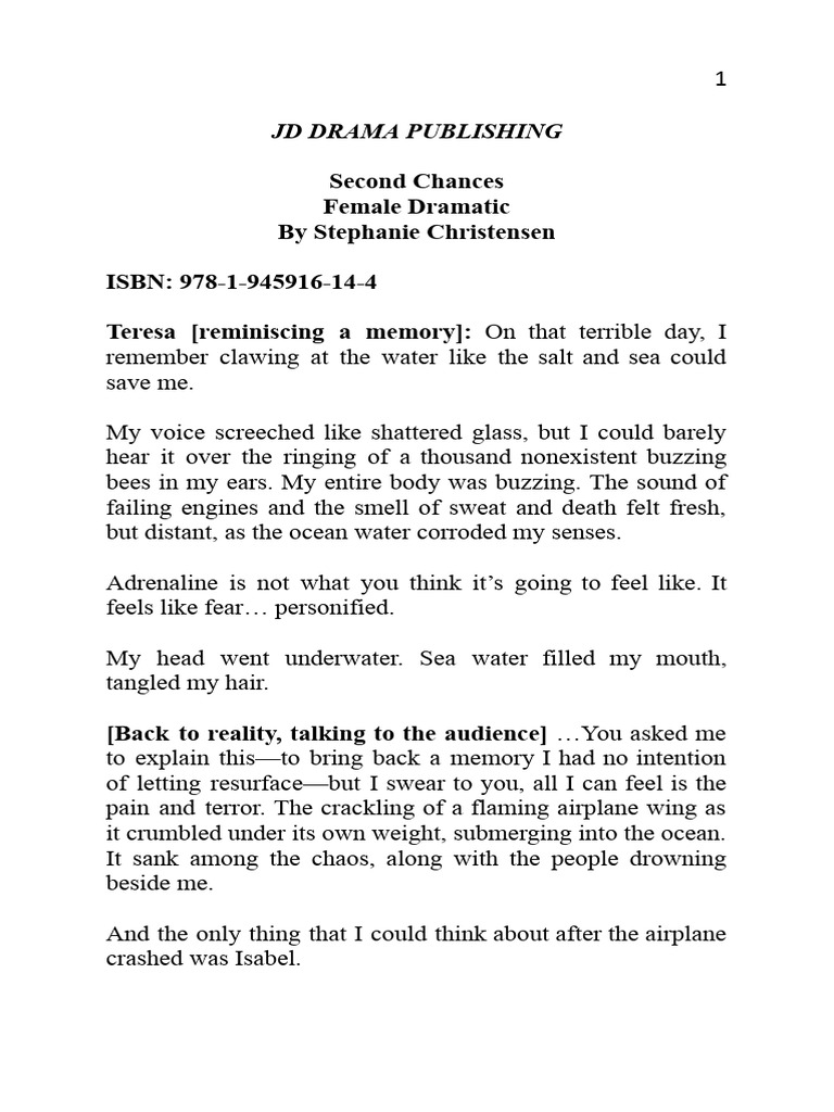 Second Chances Pdf Poetry