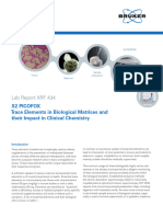TXRF Application Note XRF 434 Trace Elements in Biological Matrices and Their Impact in Clinical Chemistry EN BRUKER