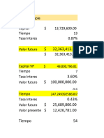 Ejercicios Matematicas de La Inversiones