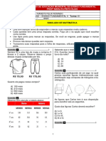 Simulado 6° Ano Matemática