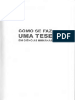 Umberto Eco - Como Se Faz Uma Tese-Editorial Presença (2007)