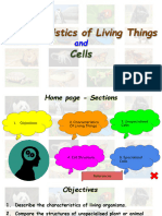 Characteristics of Living Things Cells