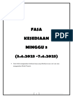 Jadual Minggu 3