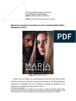 Elementos Narrativos Presentes Na Obra Cinematográfica Maria Madalena de 2018