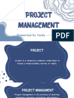 Tutorial 1 Project Managment