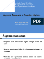 Álgebra Booleana e Circuitos Lógicos