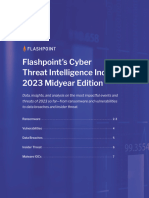 Flashpoint's Cyber Threat Intelligence Index: 2023 Midyear Edition