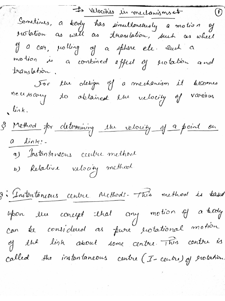 Lecture Notes Unit 1 Part II | PDF