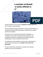 Problemas Sociais No Brasil - Quais São e Como Afetam A Sociedade? - FIA