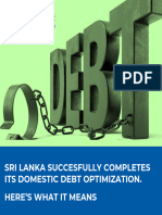 Sri Lanka Succesfully Completes Its Domestic Debt Optimization. Here'S What It Means