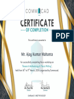Certificate (COMMACAD)