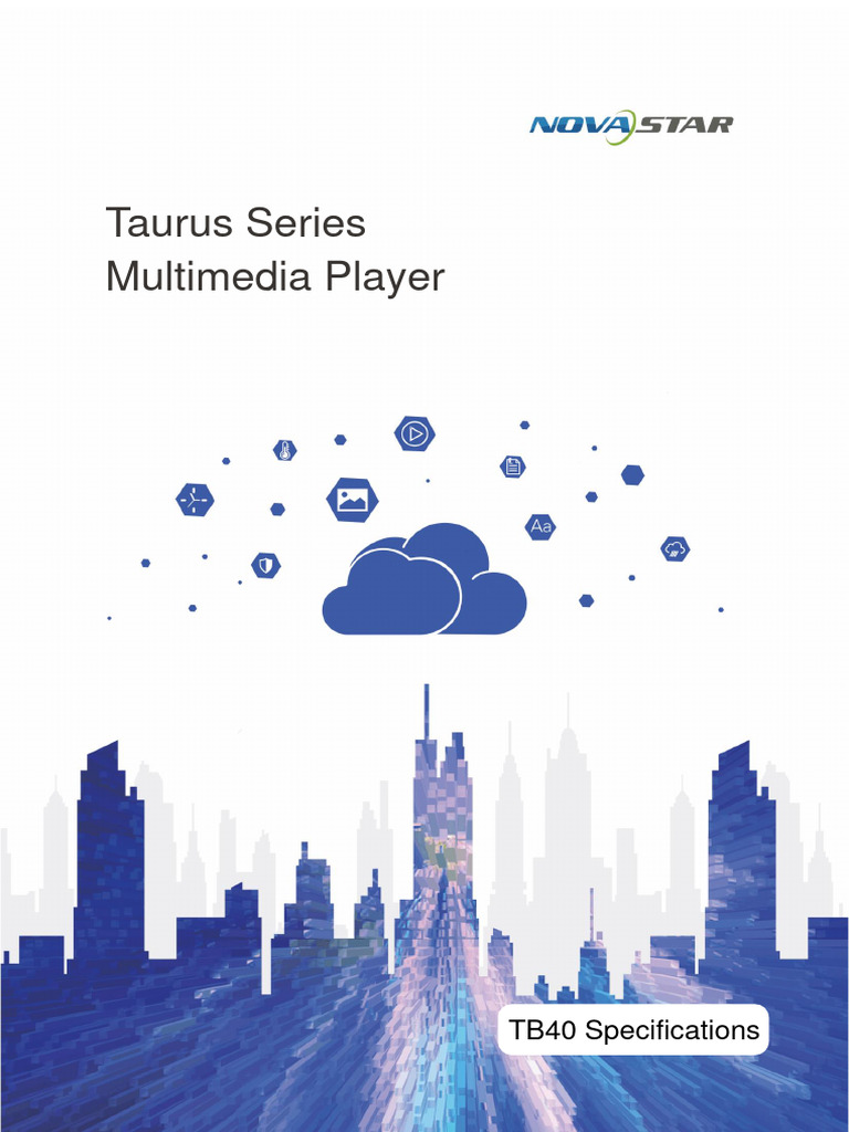 TB40 Multimedia Player Specifications | PDF