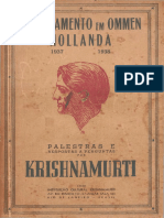 Acampamento em Ommem, Holanda 1937 1938 - Jiddu Krishnamurti