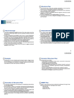 Lecture 5: Structure Plan