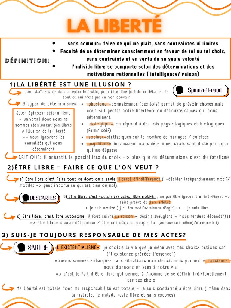 Liberté et déterminisme en philosophie | PDF | Déterminisme | Métaphysique