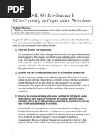 1 Choosing An Org Worksheet Zbrodsky