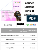 Menu Vacantes Expoempleo Sena Mujer