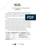 NOTA INFORMATIVA SOBRE OS DADOS DO PAINEL INFLU - Região Norte - 2023