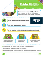 KS1 Frida Kahlo Differentiated Reading Comprehension