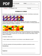 Atividade de Artes Tarsila Do Amaral 3º Ano | PDF