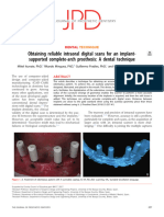Obtaining Reliable Intraoral Digital Scans For An Implant - Supported Complete-Arch Prosthesis: A Dental Technique
