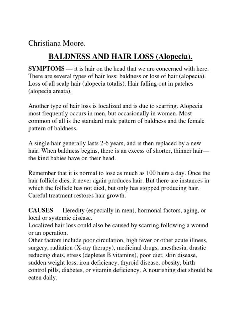 Heavy Lifting And Hair Loss