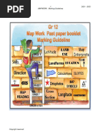 Map Work Booklet Marking Guideline