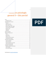 Resumen Segundo Parcial Psicología General II