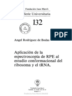Aplicacion de La Espectroscopia de RPE Al Estudio Conformacional Del Ribosoma y El tRNA