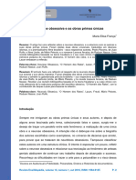 A Neurose Obsessiva e As Obras Primas Únicas - Maria Elisa França