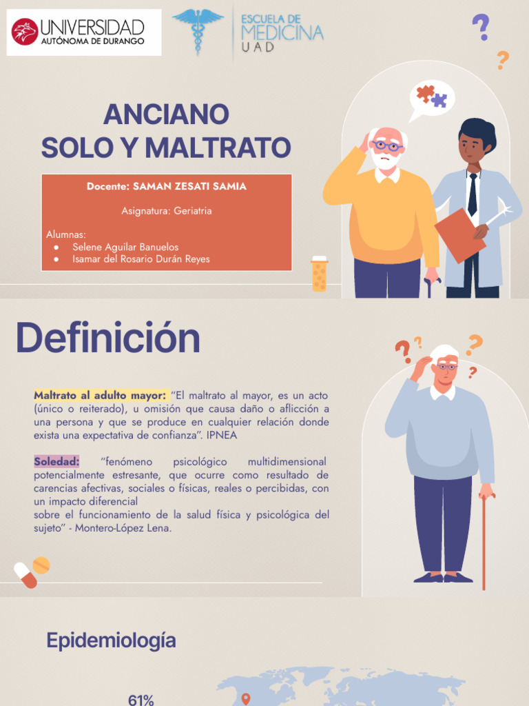Maltrato y Soledad en Adultos Mayores | PDF | Abuso infantil | Vejez