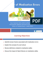 Overview of Medication Errors 2018