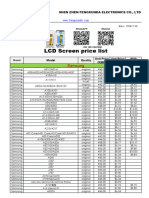LCD Screen Price List: Samsung