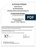 NASBS Certificate