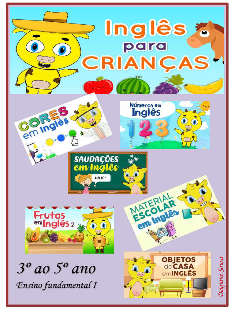 Apostila de Inglês 3 Ao 5 Ano | PDF