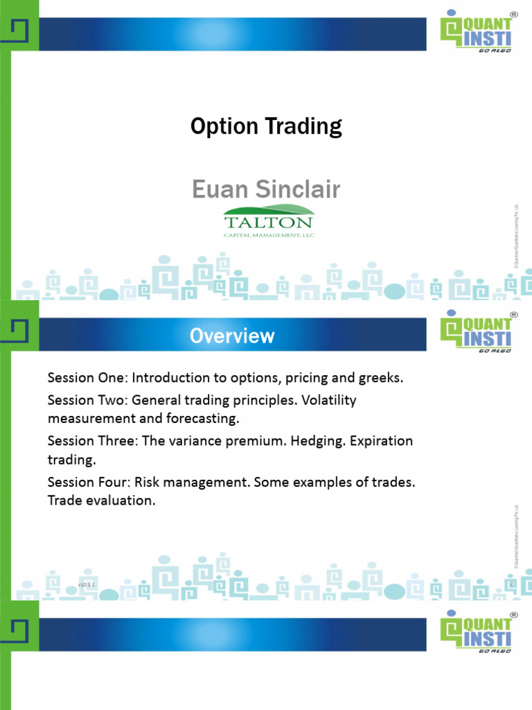 Volatility Trading Strategies Overview | PDF | Greeks (Finance ...
