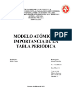 Trabajo 1 y 2 - Modelo Atómico y Tabla Periódica (Quimica Aplicada)