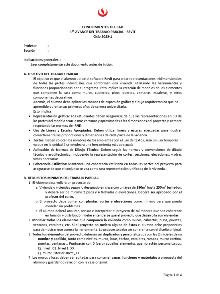 Ar342 Requisitos TP-1 2023-1 | PDF