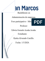 Foro Participativo - Mód 2