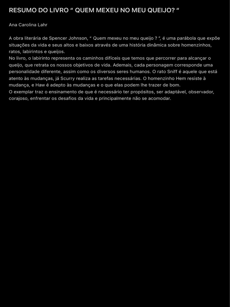 Resumo de 