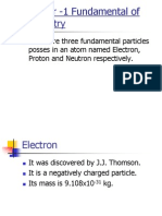 Chapter - 1 Fundamental of Chemistry