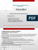 Taller-2: Instructor: Marco Jimenez Rocca Integrantes: - Maximo Acosta Valle