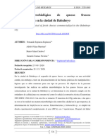 Análisis Microbiológico de Quesos Frescos Comercializados en La Ciudad de Babahoyo