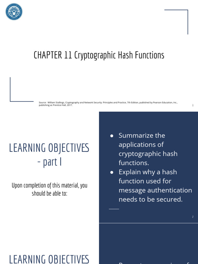 CS484-W6-Hash Functions and Digital Signatures | PDF | Cryptography ...