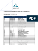 Enq - Lista Provisória Dos Alunos Inscritos No Exame Nacional de Qualificação 2023.2