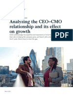 Analyzing The Ceo Cmo Relationship and Its Effect On Growth
