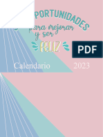 Calendario 2023 HORIZONTAL