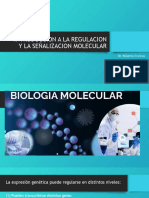 Introduccion A La Regulacion y La Señalizacion Molecular