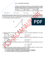 Épreuve de Physique EPL/S Mécanique 2014 PDF